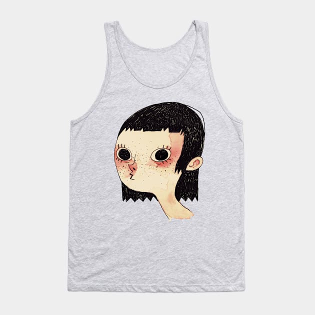 Red Grrrl Tank Top by igorras